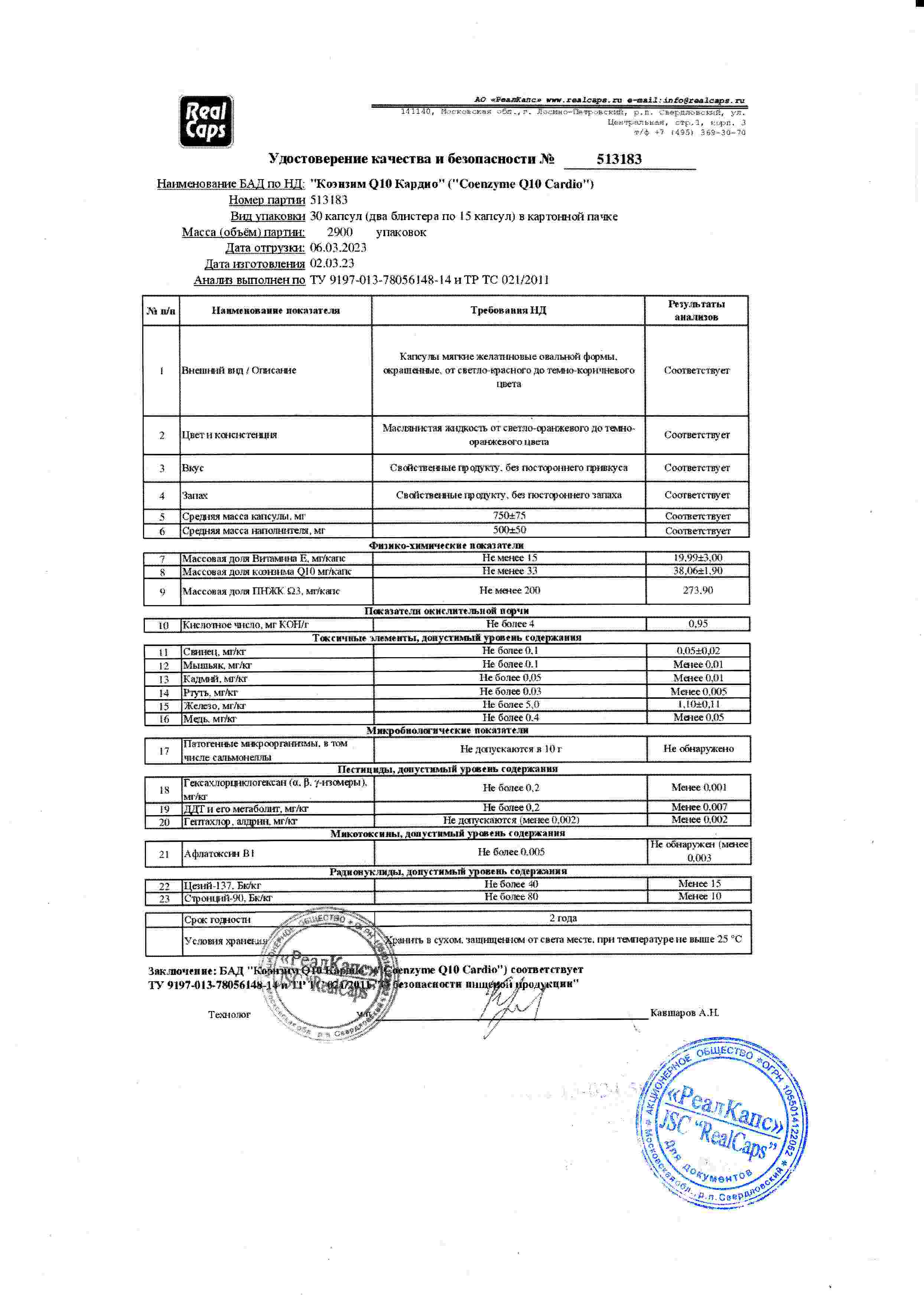 Паспорт №032023